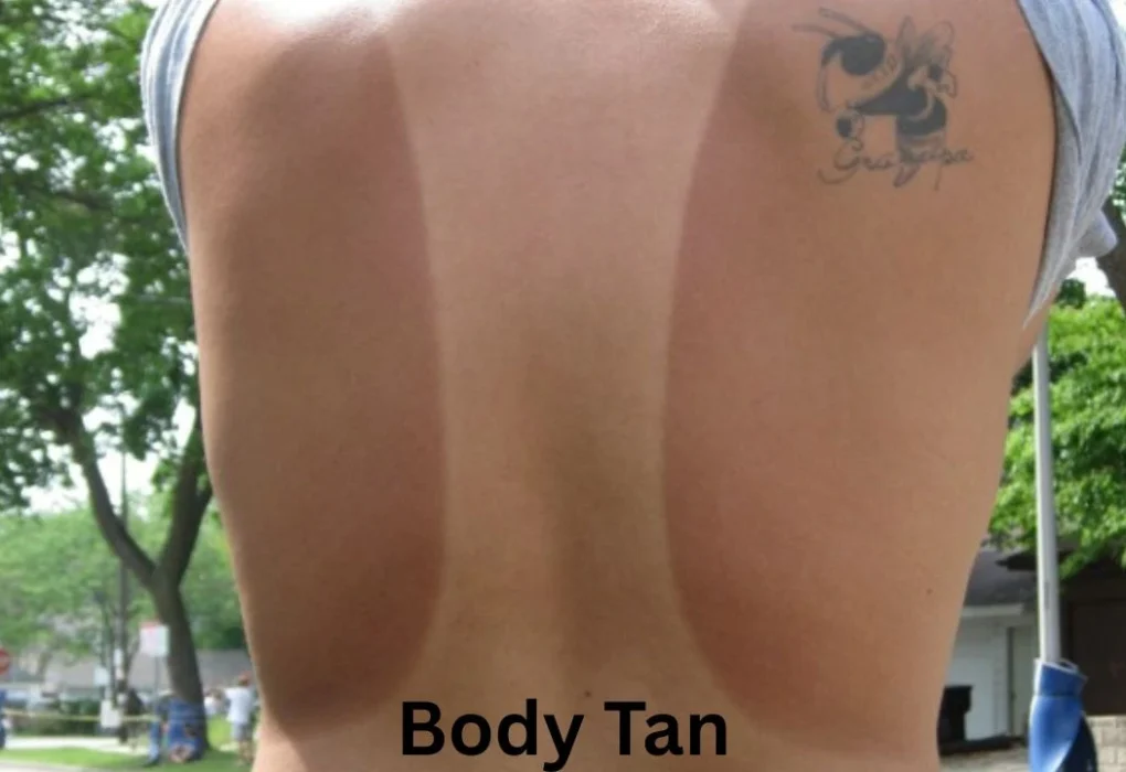 Body TAN ( A heavy Tan on humen body )