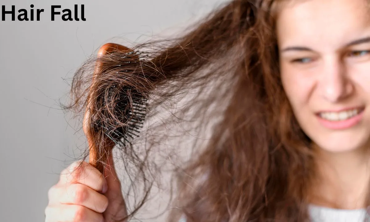 Hair Fall- Female with Tangled Hair